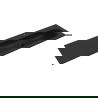 Mexen Vela chiuvetă încastrată în blat dreapta 161 x 46,5 cm, negru mat - 25231671P