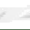 Mexen Vela chiuvetă încastrată în blat stânga 91 x 46,5 cm, alb lucios - 25239000L