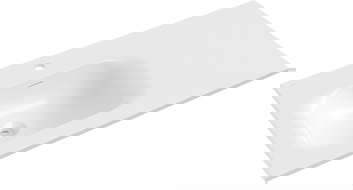 Mexen Vela chiuvetă încastrată pe blat stânga 91 x 46,5 cm, alb lucios - 25239000L