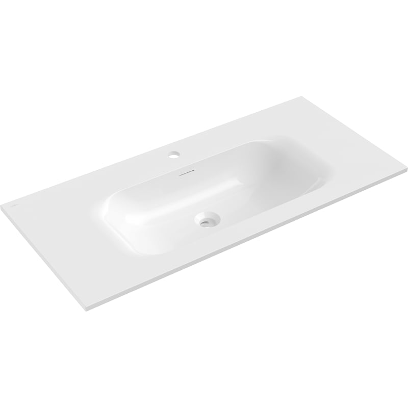 Mexen Vela chiuvetă încastrată în blat 101 x 46,5 cm, alb lucios - 25231000