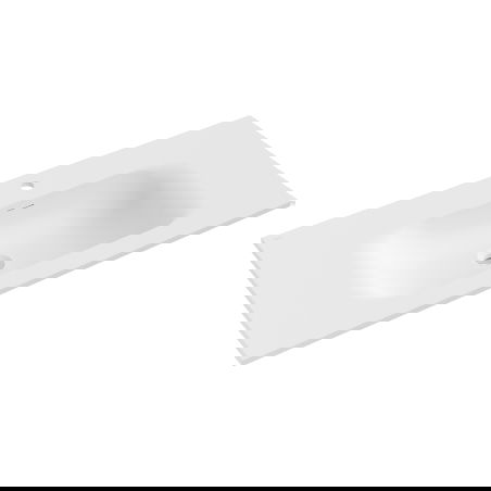 Mexen Vela chiuvetă încastrată în blat 101 x 46,5 cm, alb mat - 25231001