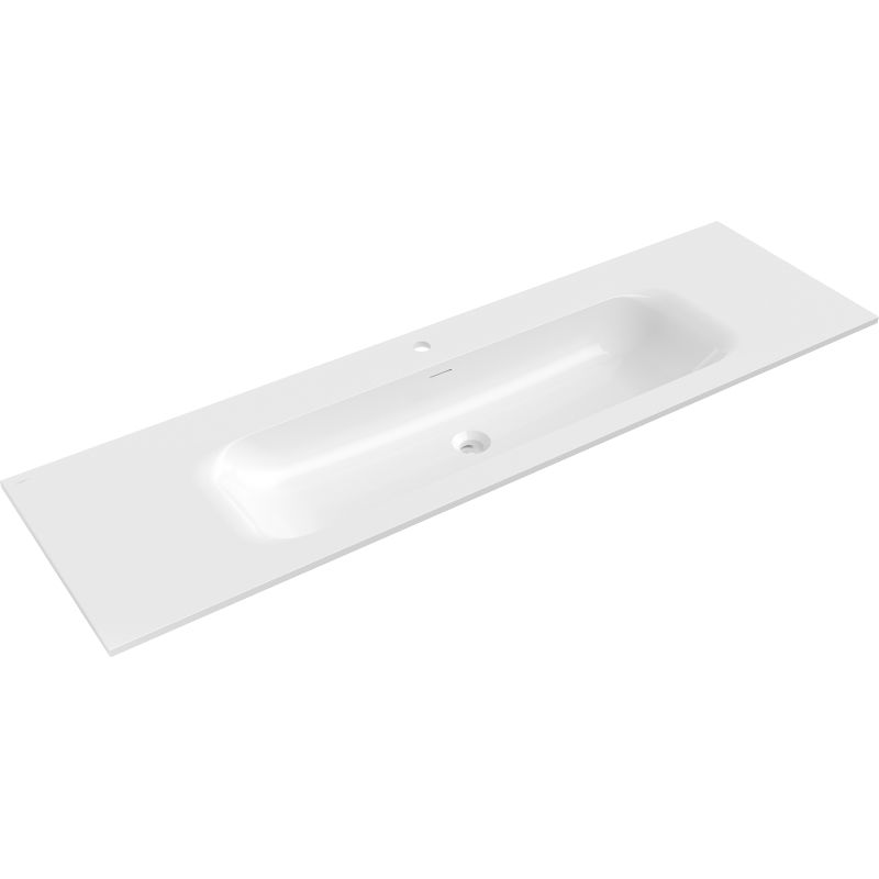 Lavoar încastrat Mexen Vela 161 x 46,5 cm, alb lucios - 25231600