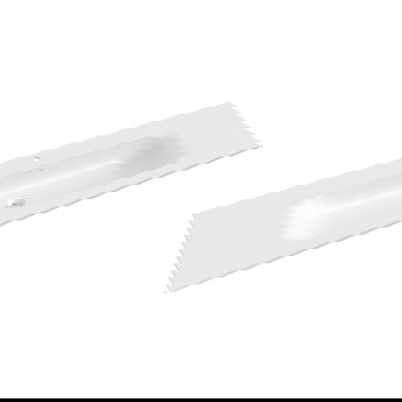 Mexen Vela pultba építhető mosdó 161 x 46,5 cm, fehér fényes - 25231600