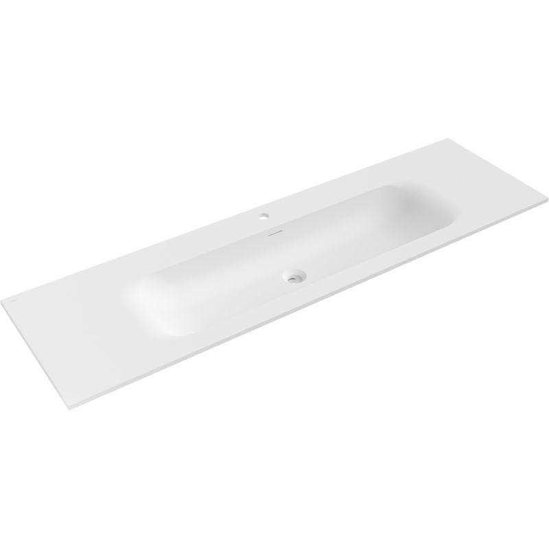 Lavoar încastrat Mexen Vela 161 x 46,5 cm, alb mat - 25231601