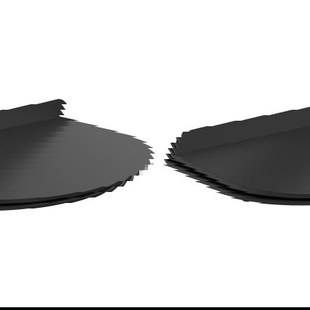 Mexen capac de toaletă cu închidere lentă, duroplast, Neagră - 39010185