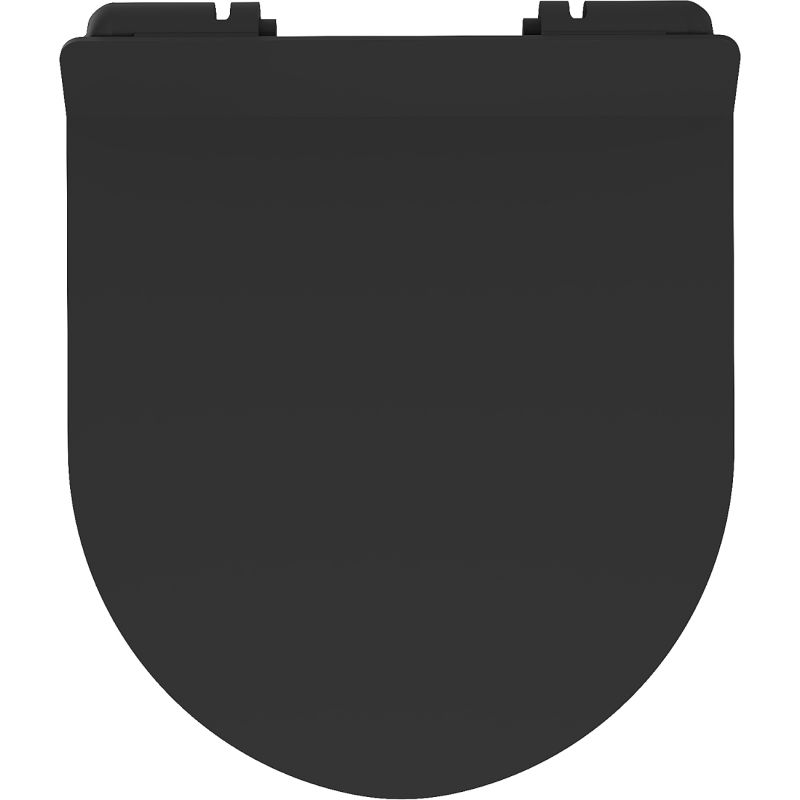 Mexen capac WC cu cădere lentă slim, duroplast, negru mat - 39010185