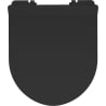 Mexen capac WC cu cădere lentă slim, duroplast, negru mat - 39010185