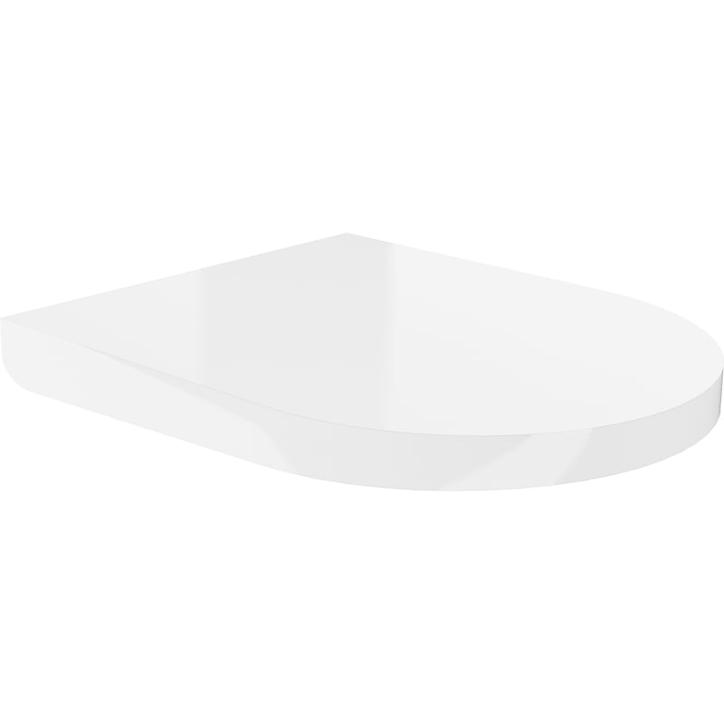 Mexen capac de toaletă cu cădere lentă, dur plastic, alb lucios - 39020100