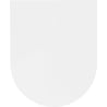 Mexen capac de toaletă cu cădere lentă, dur plastic, alb lucios - 39020100