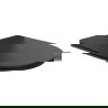 Mexen capac de toaletă cu închidere lentă, duroplast, Neagră - 39100185