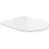 Mexen capac de toaletă cu cădere lentă slim, duroplast, alb lucios - 39030100