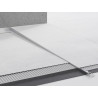 Mexen Line-B plintă înclinată de podea 120 cm dreapta, inox - 181001120R