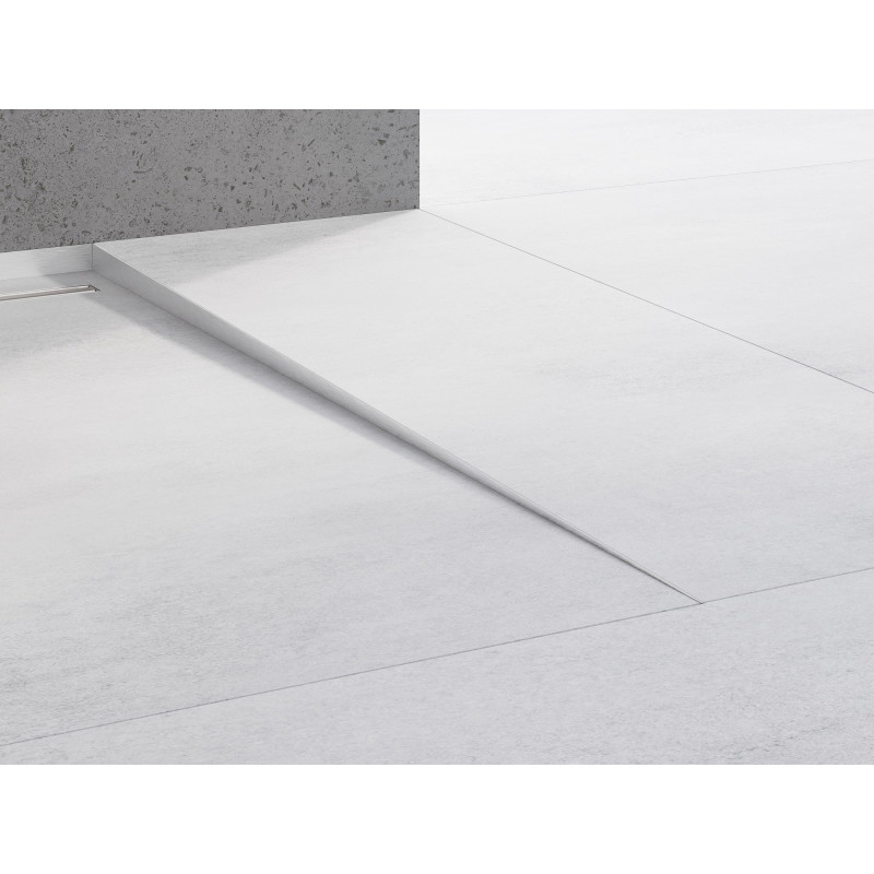 Mexen Line-B plintă înclinată de podea 120 cm dreapta, inox - 181001120R