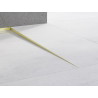 Mexen Line-B plintă înclinată pentru podea 120 cm dreapta, aurie periată - 185501120R