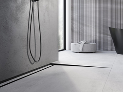 Mexen Line-B padlólépcső szegély 120 cm jobb, fekete - 187001120R