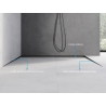 Mexen Line-B plintă înclinată pentru podea 120 cm dreapta, neagră - 187001120R