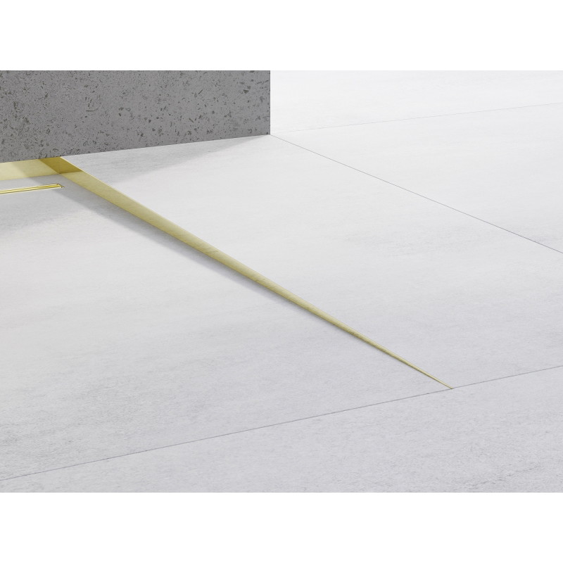 Mexen Line-B padlóléc 180 cm jobb, arany - 185001180R