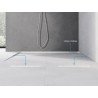 Mexen Line-B padlólépcső burkolat 120 cm bal, inox - 181001120L