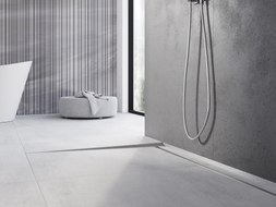Mexen Line-B padlólépcső burkolat 120 cm bal, inox - 181001120L