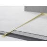 Mexen Line-B padlószint-eséslista 120 cm bal, arany kefe - 185501120L