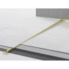 Mexen Line-B balra lejtős padlóléc 180 cm, arany kefélt - 185501180L