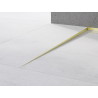 Mexen Line-B plintă podea înclinată 180 cm stânga, aurie periată - 185501180L