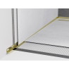 Mexen Line-B plintă înclinată de perete 120 cm stânga, aurie - 185002120L