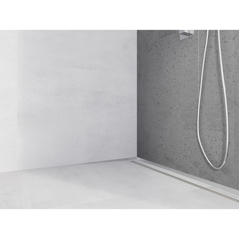 Mexen Line-B fali listal a falon 180 cm bal, inox - 181002180L