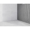 Mexen Line-B plintă înclinată de perete 180 cm stânga, inox - 181002180L
