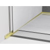 Mexen Line-B bandă de scurgere perimetrală 180 cm stânga, auriu periat - 185502180L