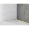 Mexen Line-B bandă de scurgere perimetrală 180 cm stânga, auriu periat - 185502180L