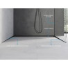 Mexen Line-B fali falletti oldali takarólemez 180 cm, bal, fekete - 187002180L
