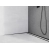 Mexen Line-B plintă înclinate lângă perete 180 cm stânga, neagră - 187002180L