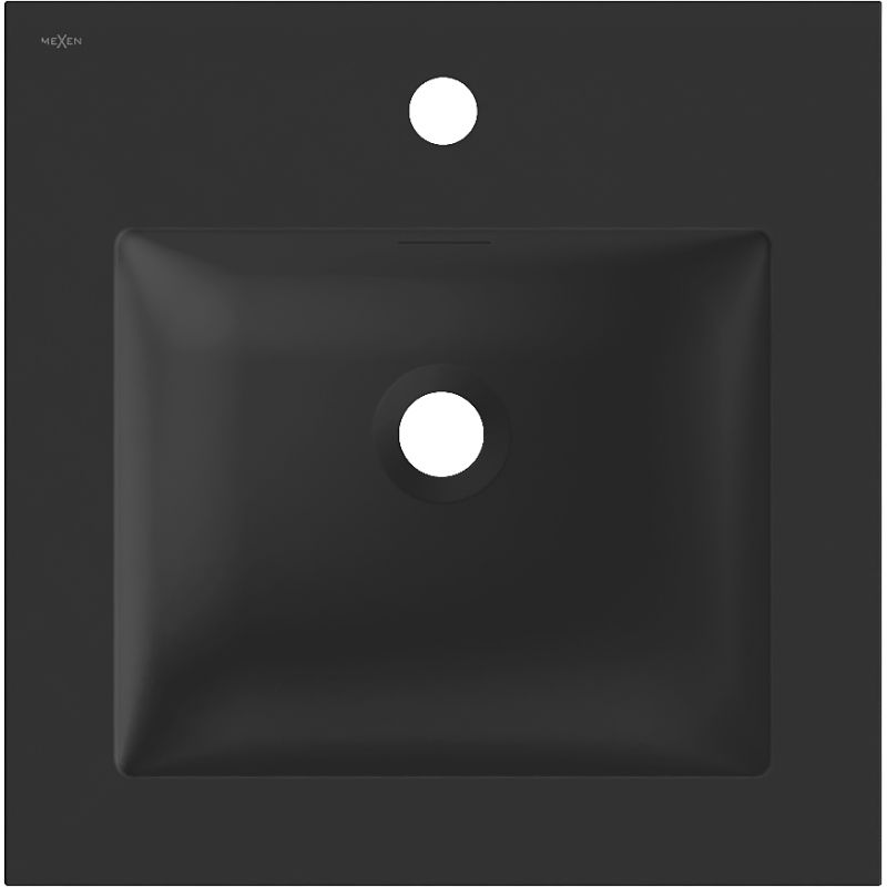 Mexen Otis chiuvetă încorporată în blat 46 x 46,5 cm, negru mat - 25184571