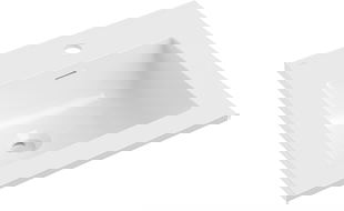 Mexen Otis beépített mosdókagyló 46 x 46,5 cm, fényes fehér - 25184500