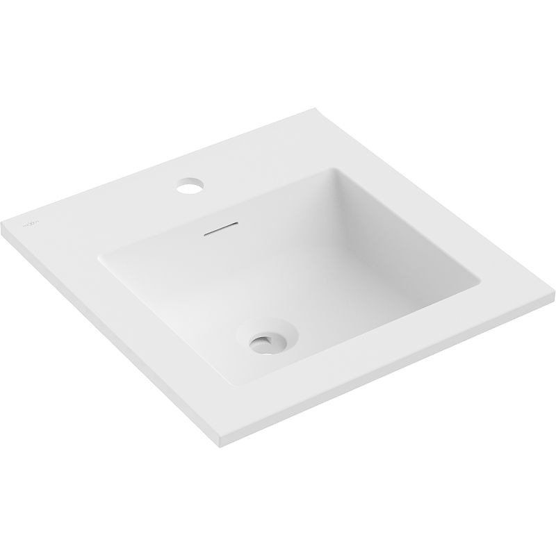 Mexen Otis chiuvetă încastrată 46 x 46,5 cm, alb mat - 25184501
