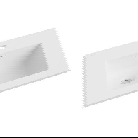 Mexen Otis chiuvetă încorporată în blat 51 x 46,5 cm, alb mat - 25185001