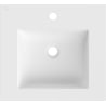 Mexen Otis munkalapba süllyesztett mosdó 51 x 46,5 cm, fehér matt - 25185001
