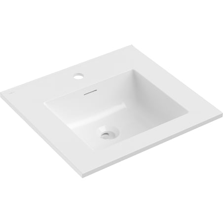 Mexen Otis chiuvetă încorporată în blat 51 x 46,5 cm, alb lucios - 25185000