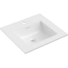 Mexen Otis pultba süllyesztett mosdó 51 x 46,5 cm, fényes fehér - 25185000