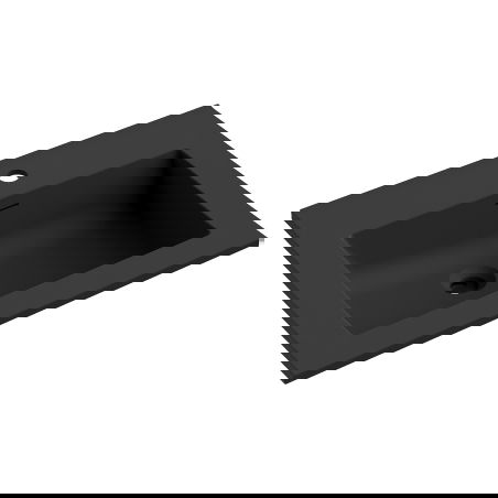 Mexen Otis pultba süllyesztett mosdó, 61 x 46,5 cm, fekete matt - 25186071