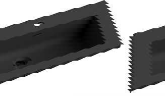 Mexen Otis pultba süllyesztett mosdó, 61 x 46,5 cm, fekete matt - 25186071