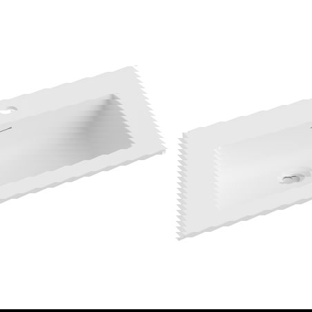 Mexen Otis chiuvetă încorporată în blat 61 x 46,5 cm, alb mat - 25186001