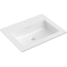 Mexen Otis chiuvetă încastrată în blat 61 x 46,5 cm, alb lucios - 25186000