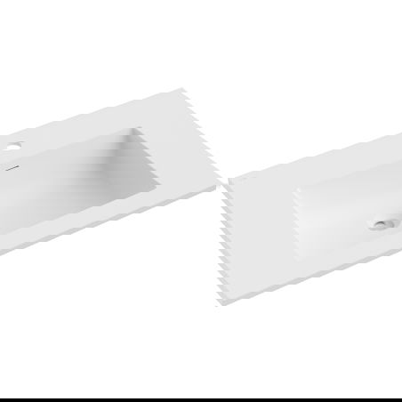 Mexen Otis chiuvetă încastrată în blat 71 x 46,5 cm, alb mat - 25187001