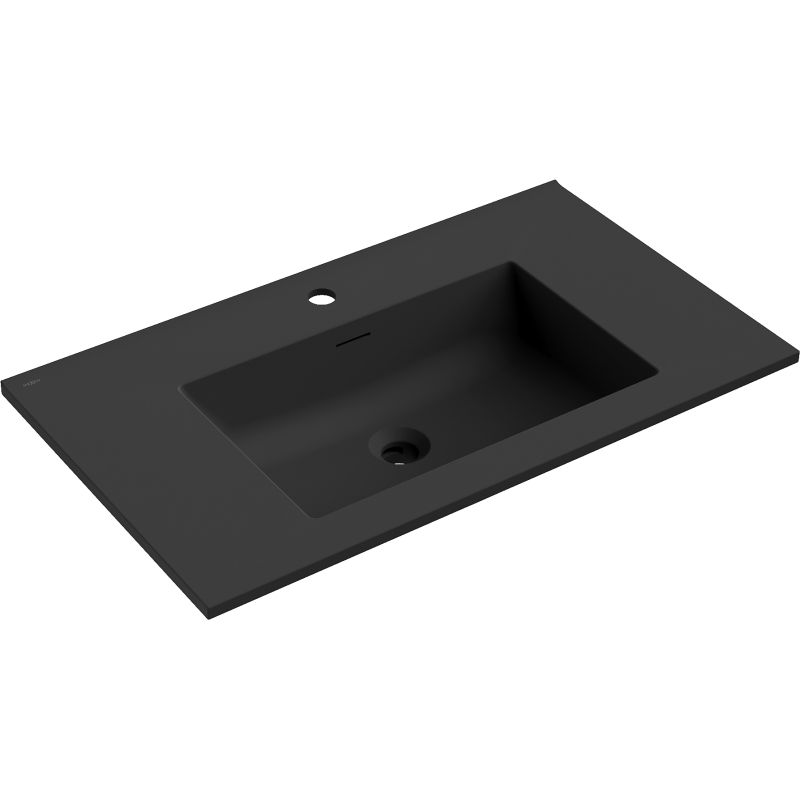 Mexen Otis lavoar încastrat în blat 81 x 46,5 cm, negru mat - 25188071