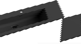 Mexen Otis chiuvetă încastrată în blat 81 x 46,5 cm, negru mat - 25188071