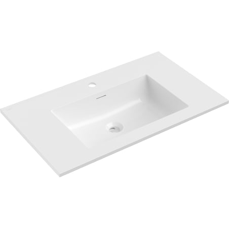 Mexen Otis chiuvetă încastrată în blat 81 x 46,5 cm, alb lucios - 25188000