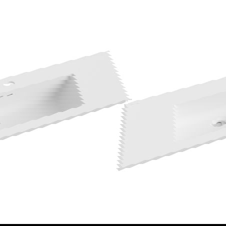 Mexen Otis chiuvetă încastrată în blat 81 x 46,5 cm, albă mat - 25188001