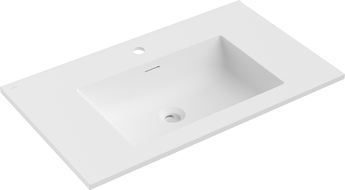 Mexen Otis chiuvetă încastrată în blat 81 x 46,5 cm, albă mat - 25188001